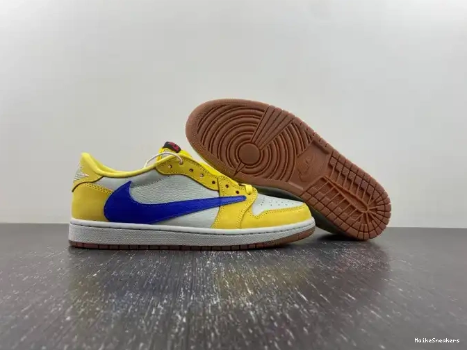 MaikeSneakers Scott Jordan Canary 1 DZ4137-700 Low Air Travis OG x 0425